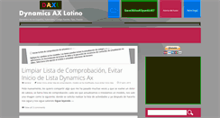 Desktop Screenshot of dynamicsaxlatino.com