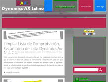 Tablet Screenshot of dynamicsaxlatino.com